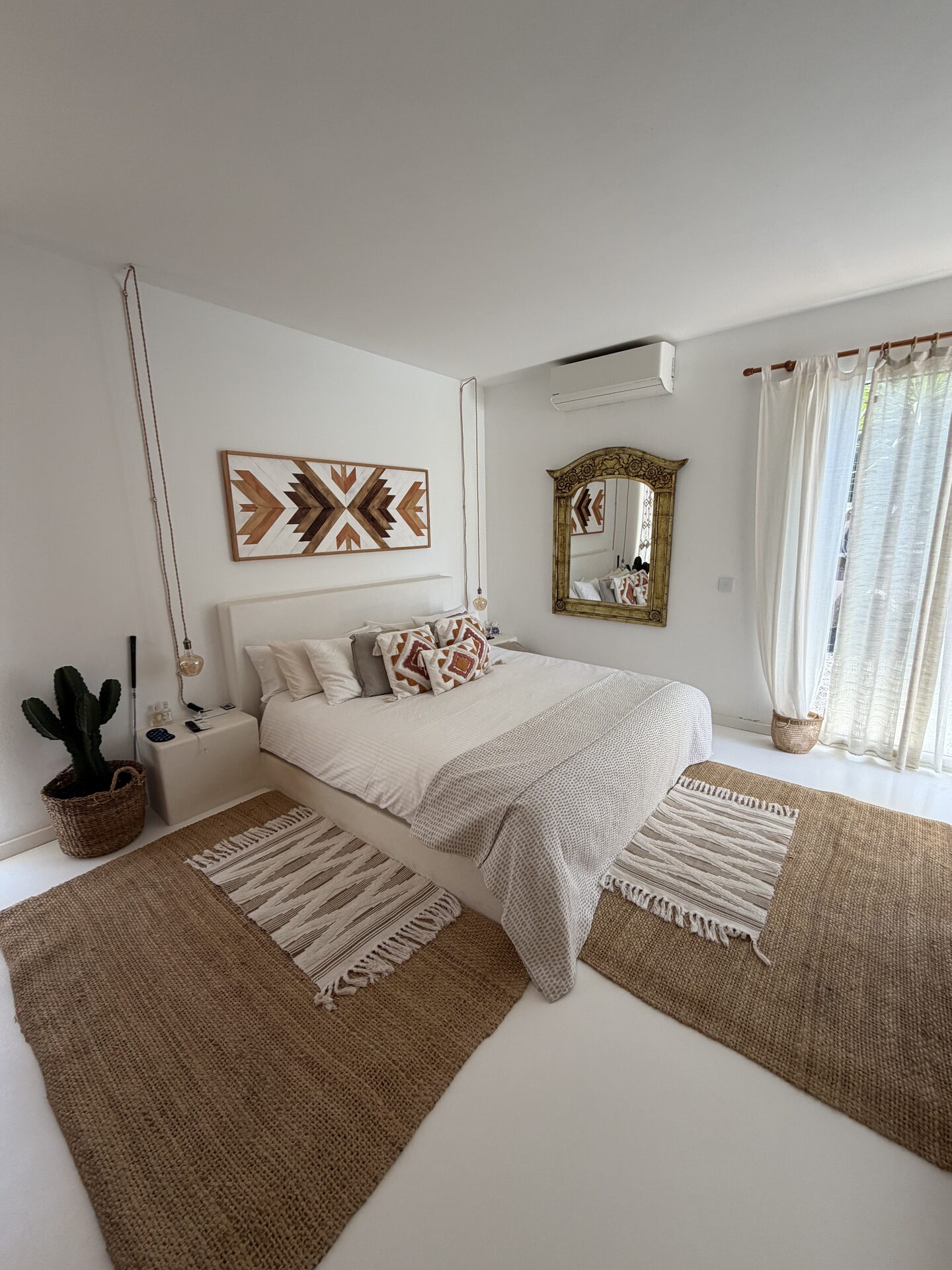 Interior íntimo de Villa Tinaguache
